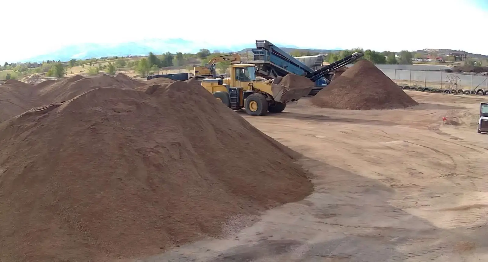 Kleemann impact crusher processing demolition concrete into recycled aggregate on a Colorado jobsite